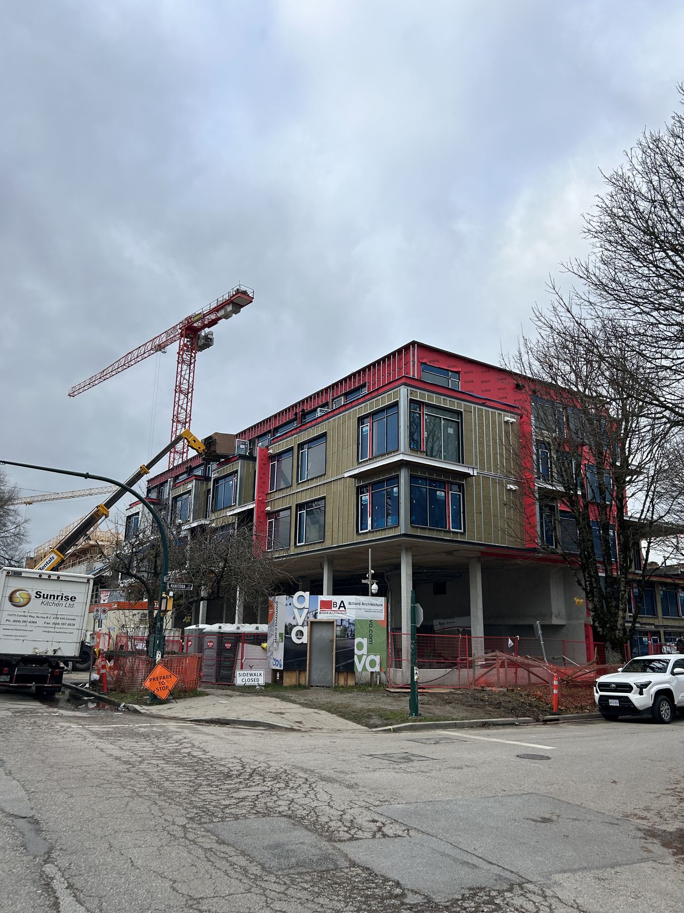 35-unit condo building under construction in Vancouver
