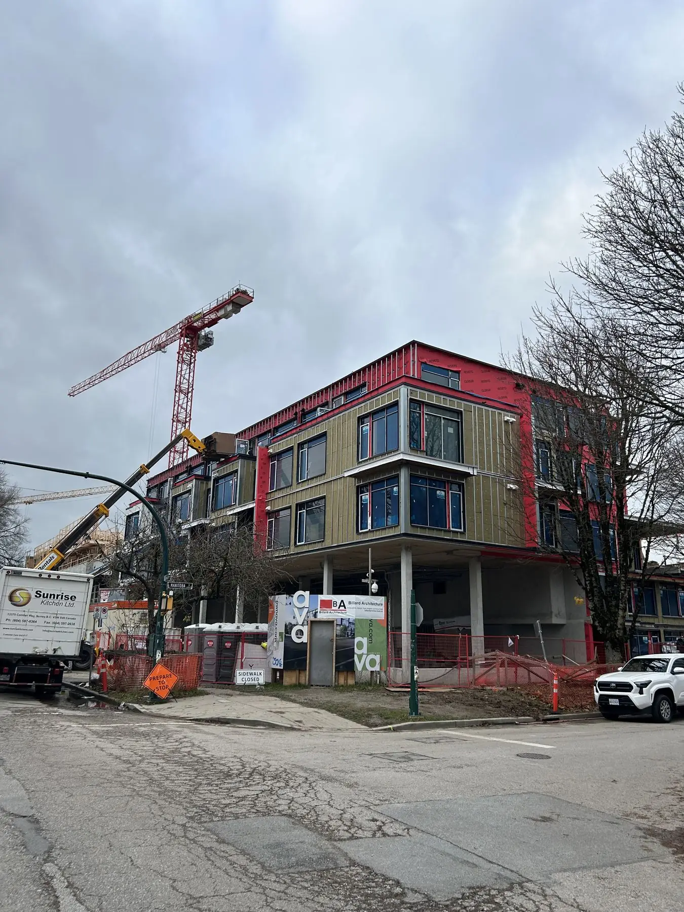 35-unit condo building under construction in Vancouver